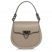 Geanta dama din piele naturala DiAmanti Marchesa Rose Taupe Scuro